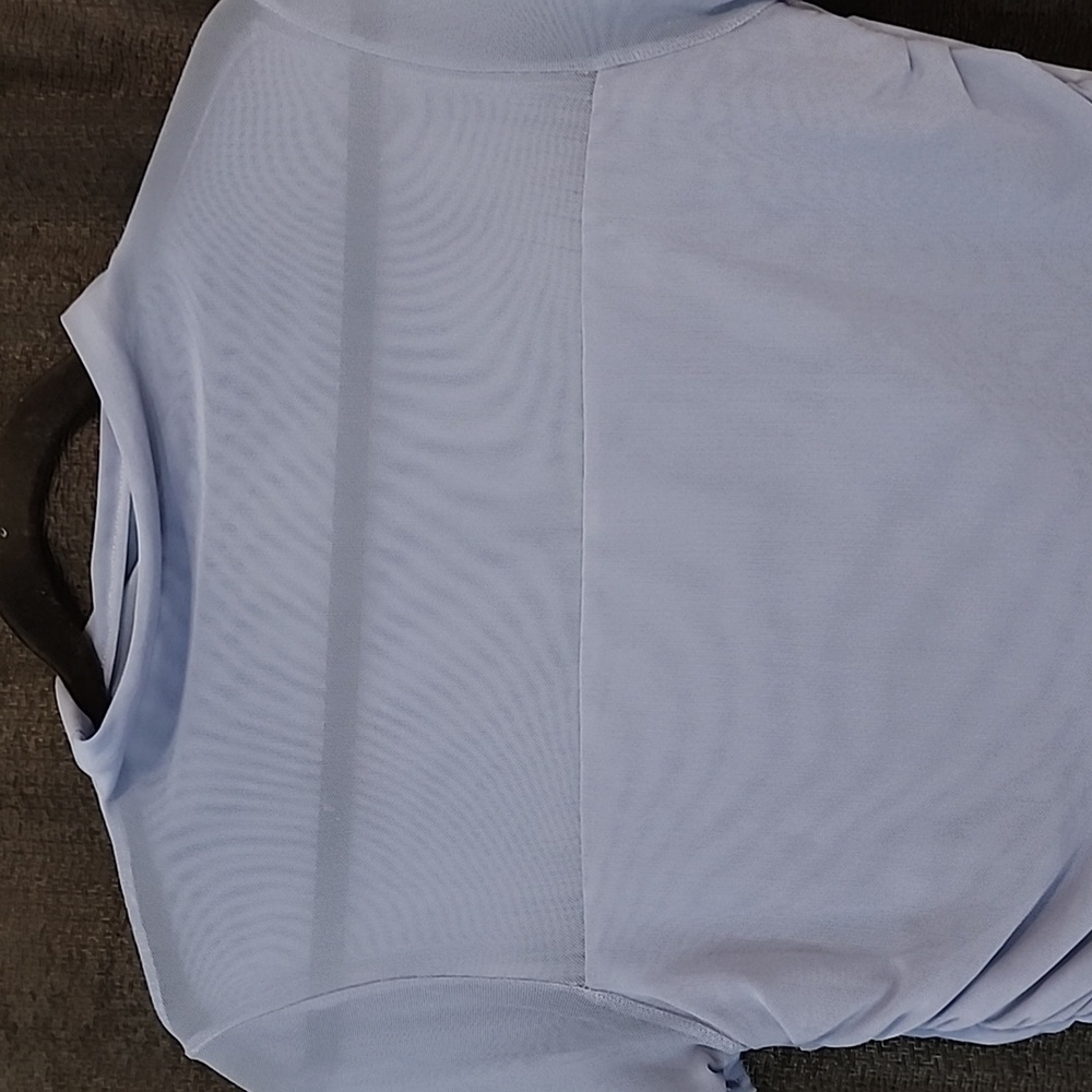 Light blue Ruched Bodysuit - Picture 2 of 4